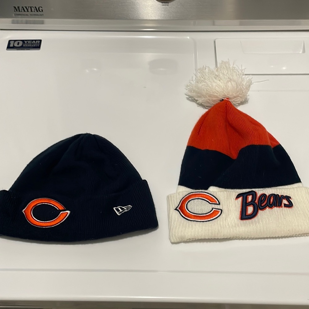 Pair of Chicago bears new era sock hats